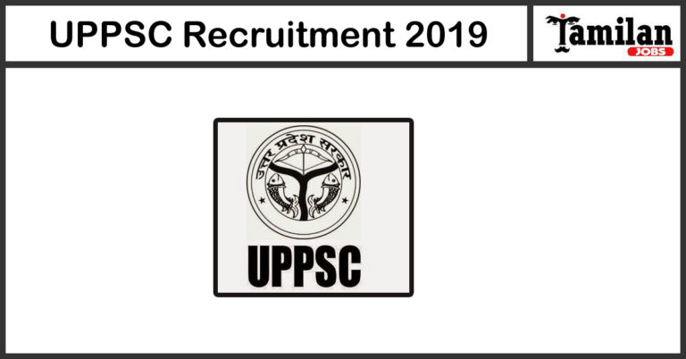 UPPSC Recruitment 2019