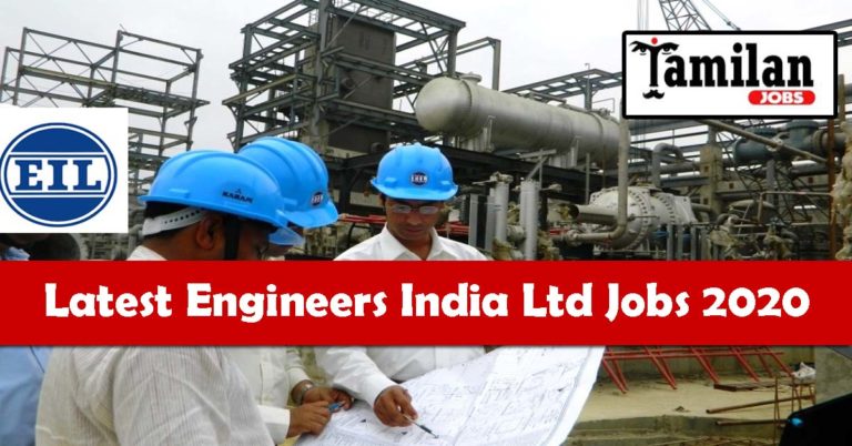 Engineers India jobs 2020