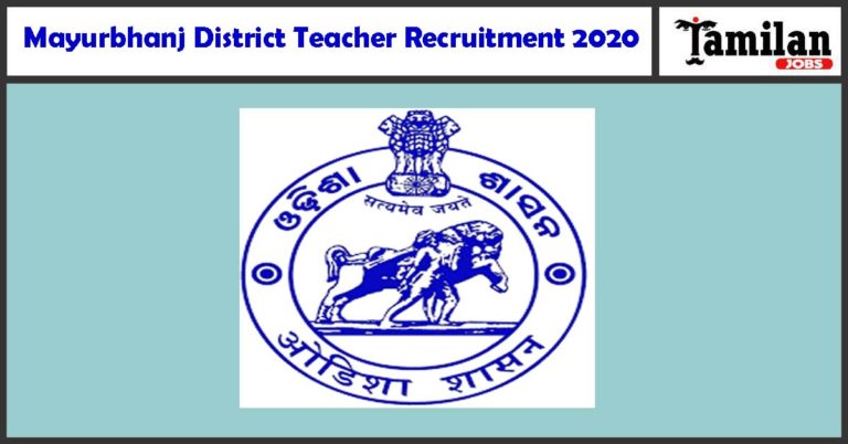 Mayurbhanj District Teacher Recruitment 2020