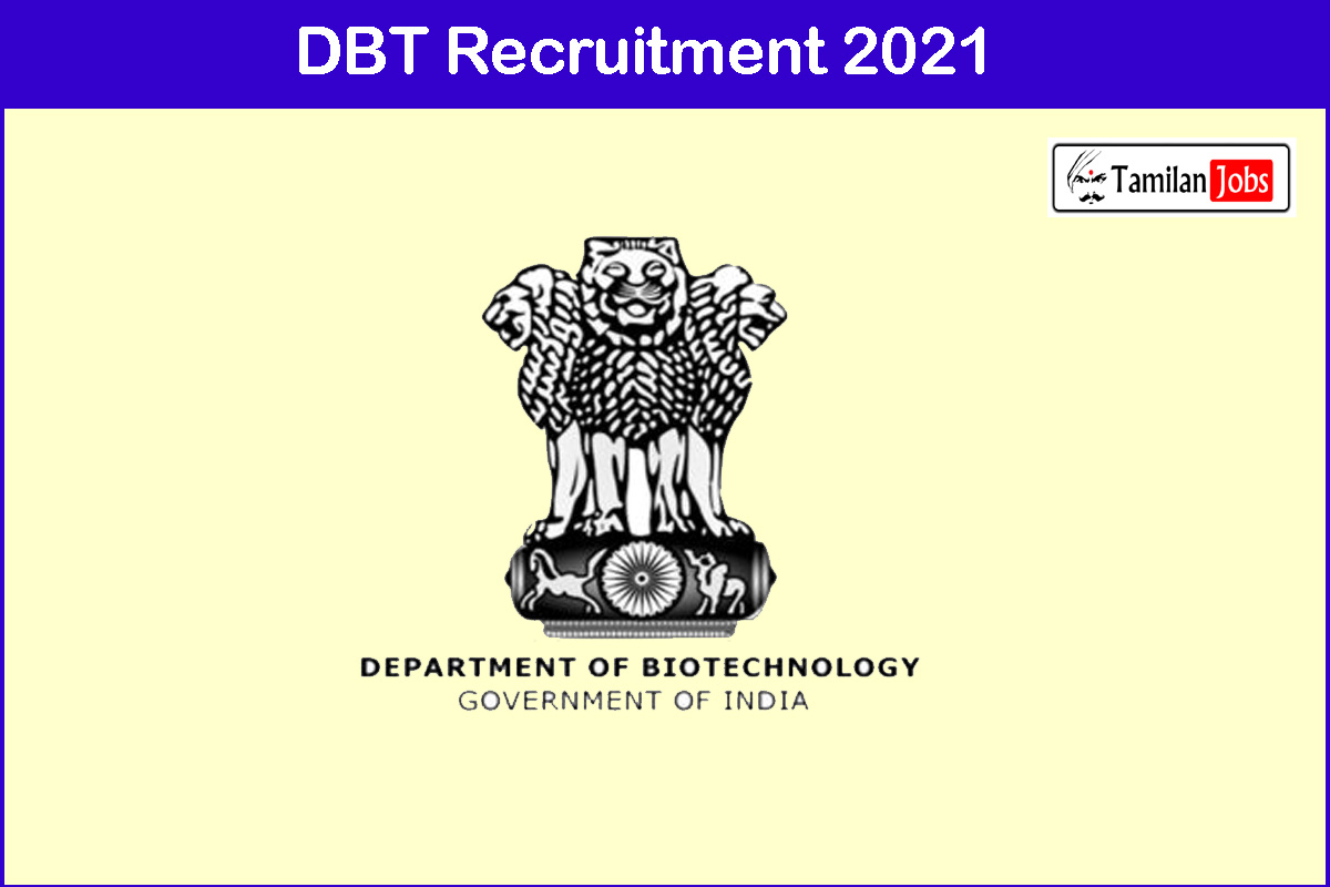 DBT Recruitment 2021 Out Apply Online 28 Trainee Jobs
