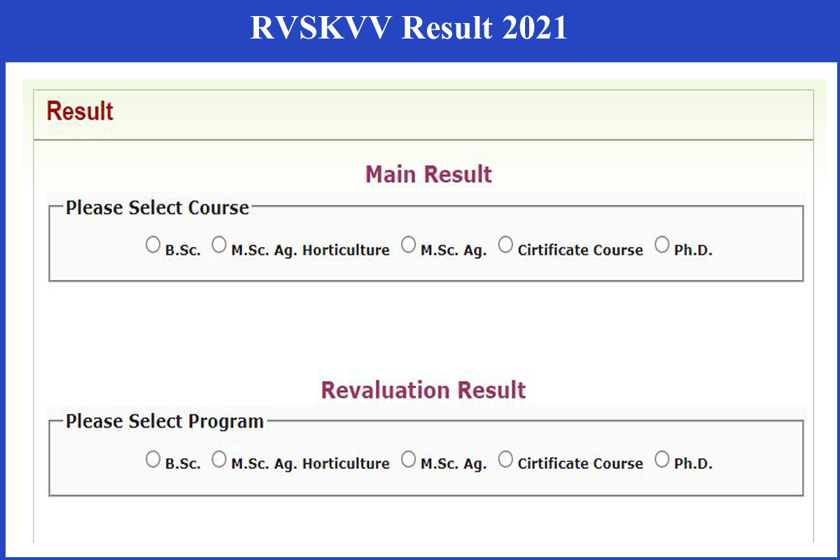 RVSKVV Result 2021