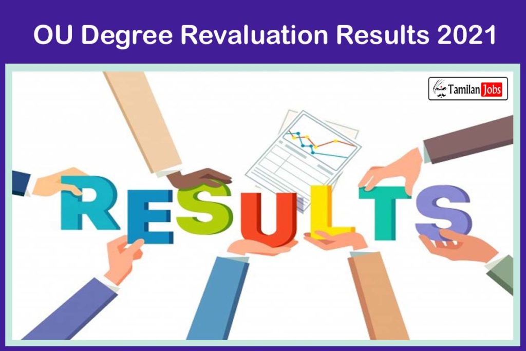 OU Degree Revaluation Results 2021 {Declared} @ Osmania.ac.in