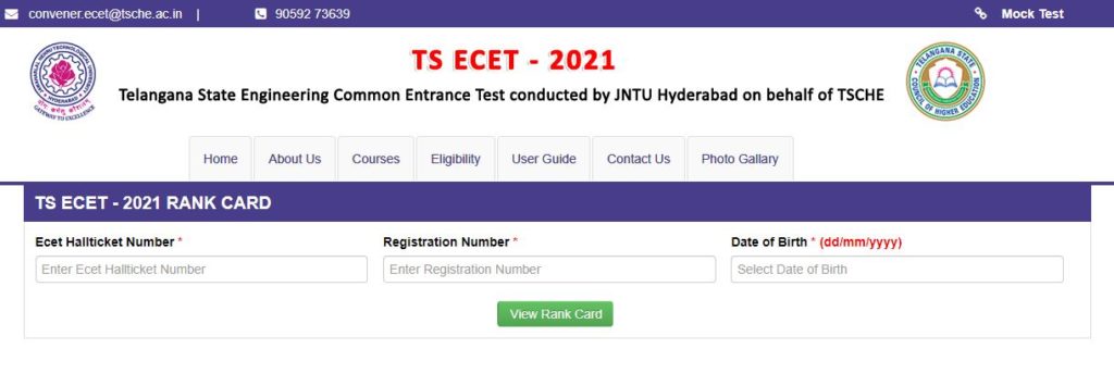 TS ECET Result 2021 (Out) @ Ecet.tsche.ac.in | Check Here