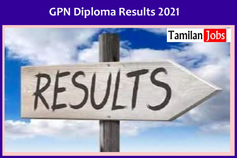 GPN Diploma Results 2021