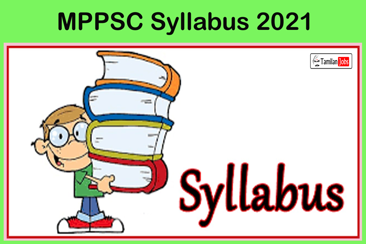 MPPSC District Ayush Officer Syllabus 2021 PDF Check Here