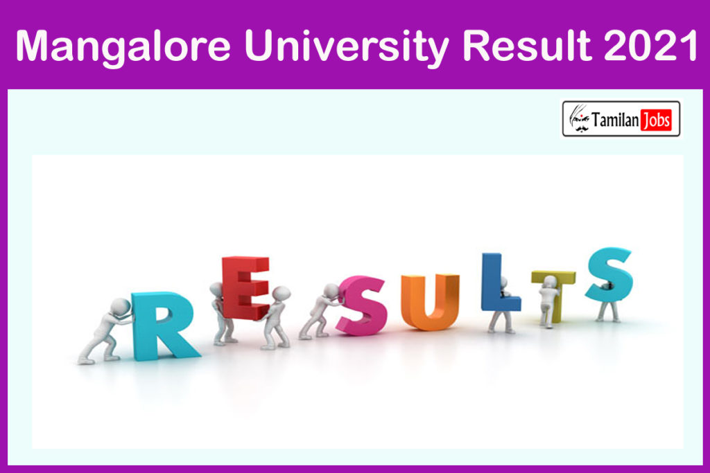 Mangalore University Degree Result 2021 {Out} @ Mangaloreuniversity.ac.in