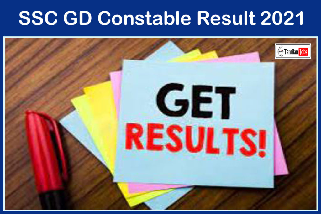 SSC GD Constable Result 2021 {Released Soon} Check Details Here
