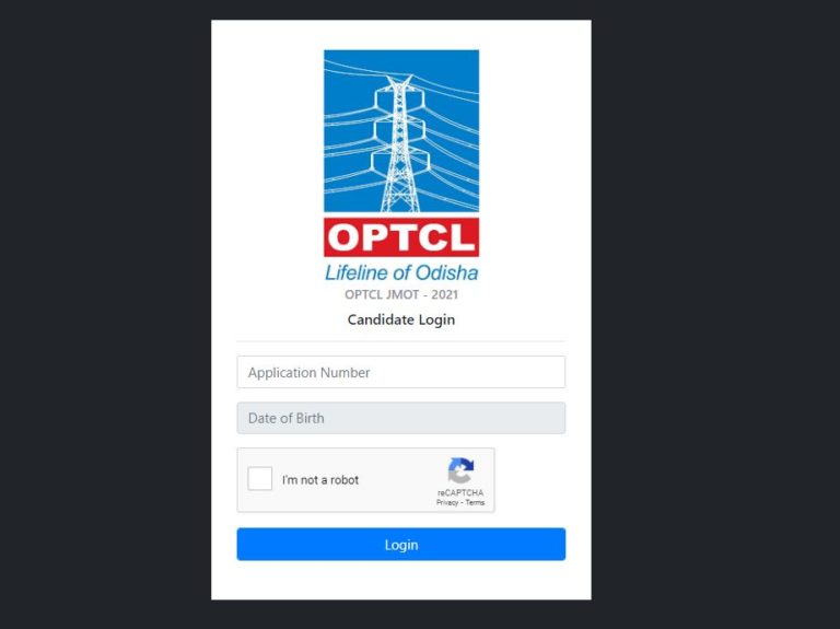 OPTCL JMOT Admit Card 2021