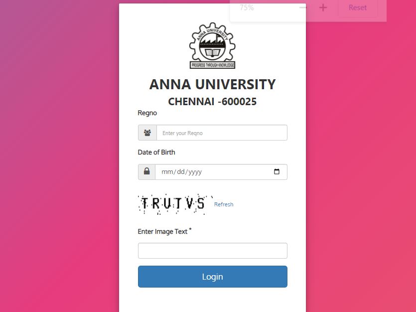 Anna University UG Results 2022