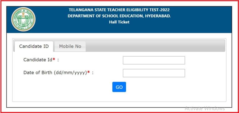 TS TET Hall Ticket 2022 Released Know Exam Date Details Here
