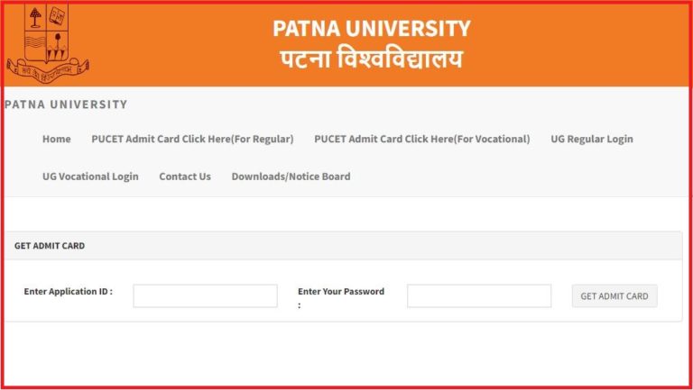 PUCET Admit Card 2022 Released @ pup.ac.in Check Exam Date