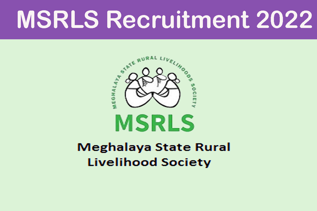 MSRLS Recruitment 2022