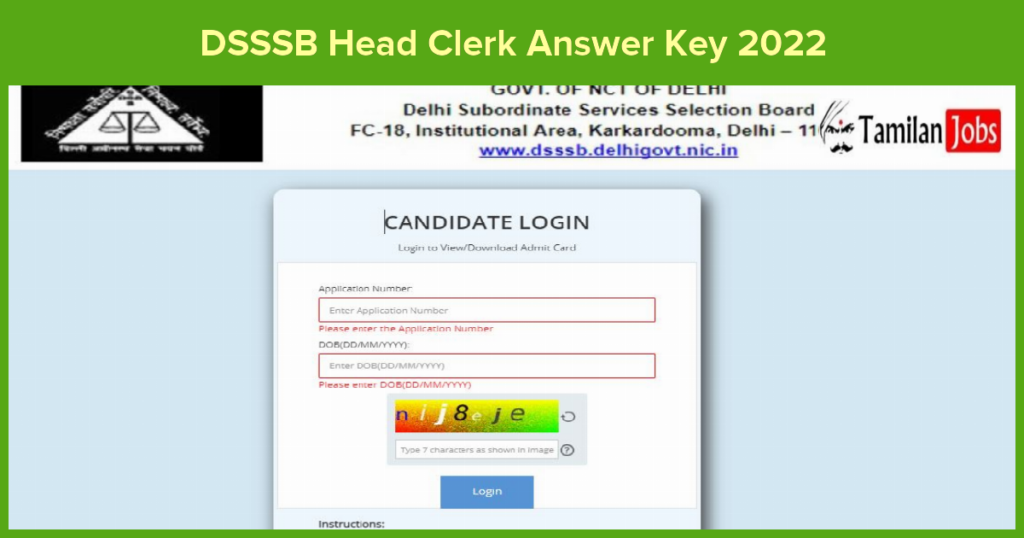 dsssb-head-clerk-answer-key-2022-pdf-out-check-objections-details