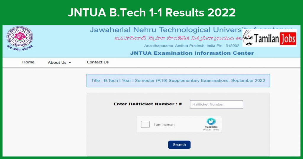 JNTUA B.Tech 1-1 R19 & R20 Results 2022 (Declared) Check @ Jntuaresults ...