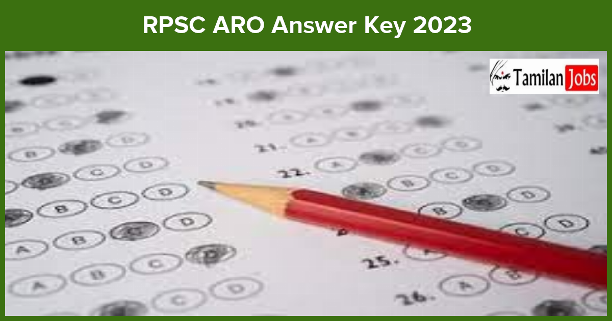 RPSC ARO Answer Key 2023