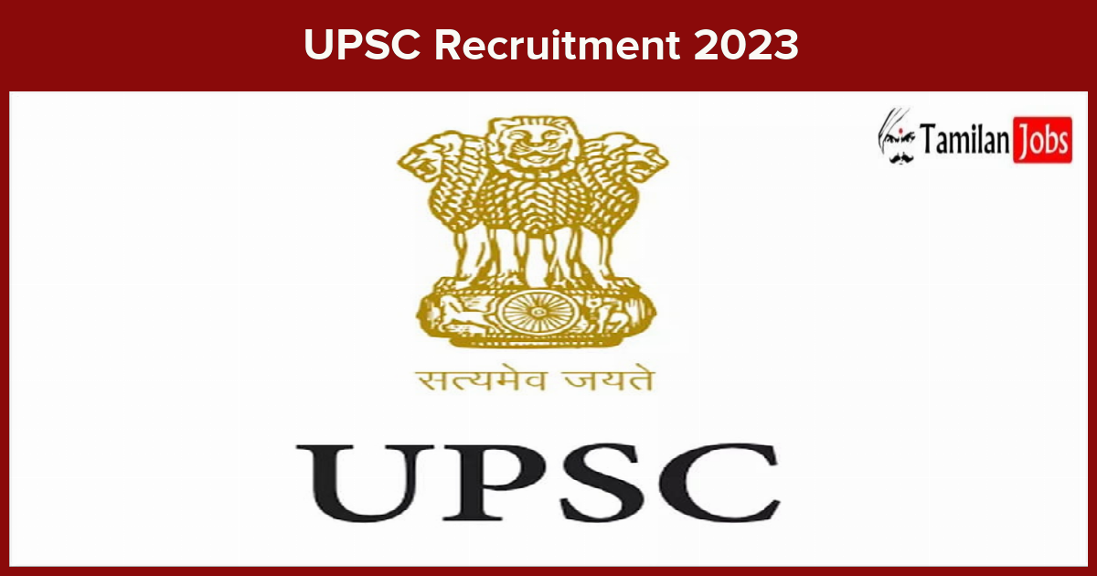 UPSC Recruitment 2023 Apply Secretary & Joint Secretary Jobs