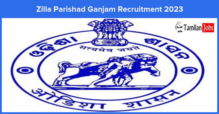 Zilla Parishad Ganjam Recruitment 2023