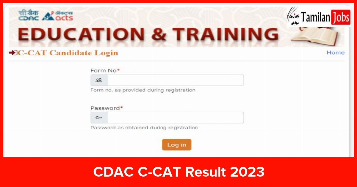 CDAC CCAT Result 2023 (Released) Download Score Card, Merit List Cdac.in