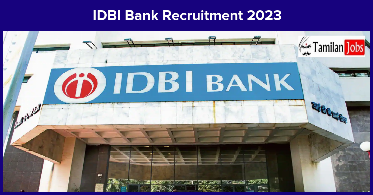 Idbi Bank Recruitment 2023