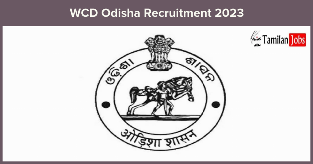 Wcd Odisha Recruitment 2023 Anganwadi Worker And Helper Jobs Apply Now 2756