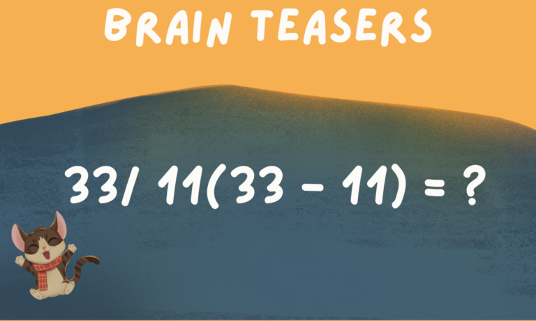 Brain Teaser: Solve This Tricky Math Puzzle in 15 secs? 33/11