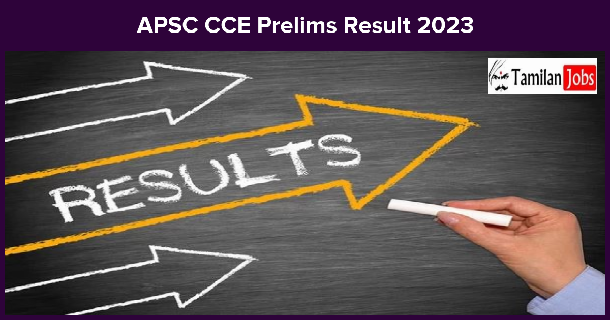 APSC CCE Prelims Result 2023