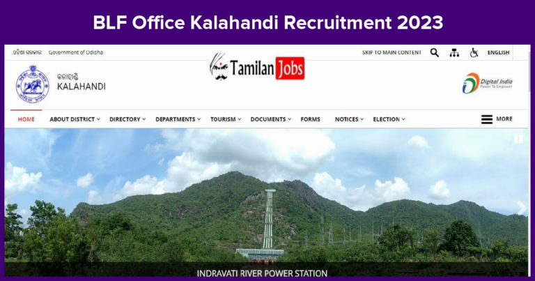 BLF Office Kalahandi Recruitment 2023: Apply Offline for 50 CRP and Master Book Keeper Positions!