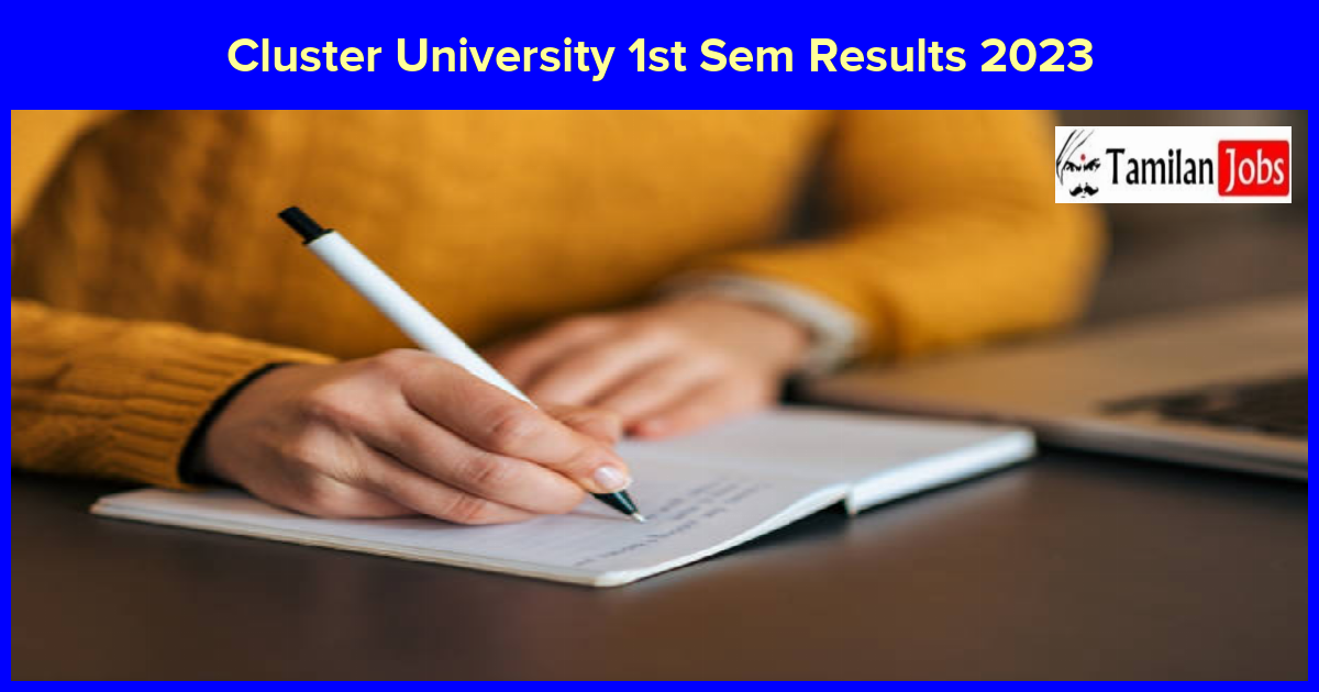 Cluster University 1st Sem Results 2023