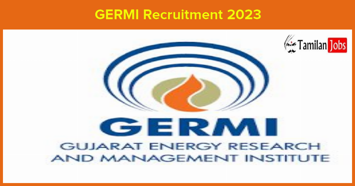 GERMI Recruitment 2023