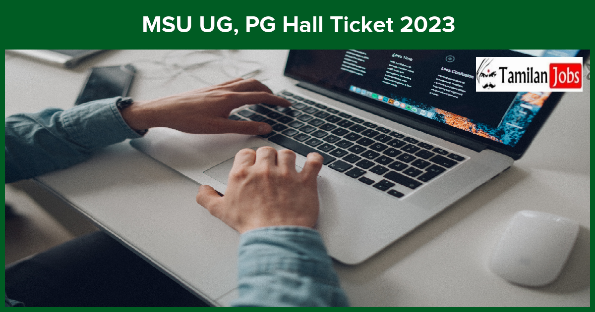 MSU Hall Ticket 2023