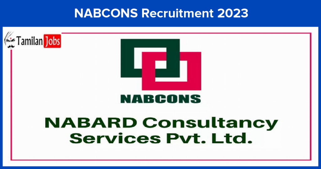 NABCONS Recruitment 2023 - Middle-Level Consultant Jobs, Click Here!