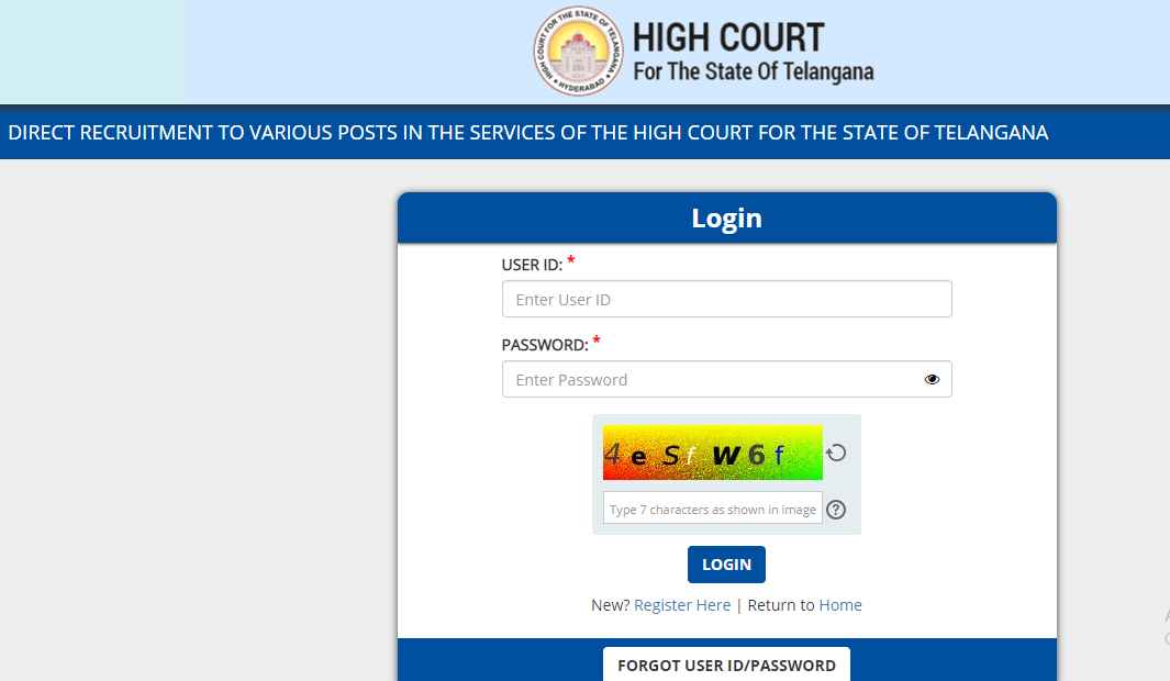 TS High Court Subordinate Officer Admit Card 2023