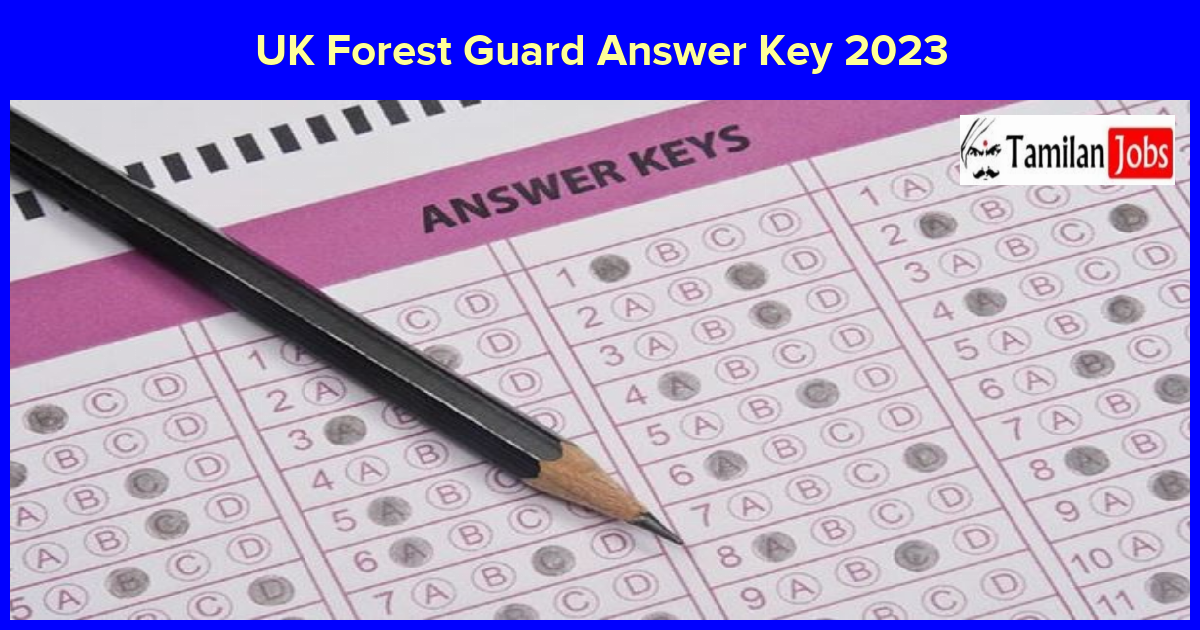UK Forest Guard Answer Key 2023
