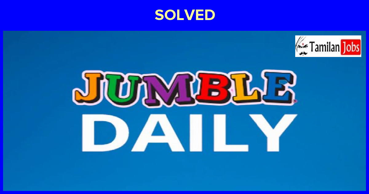 JUMBLE WORD