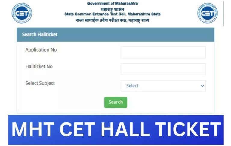 MHT CET Admit Card 2023: Release Date and Download Process