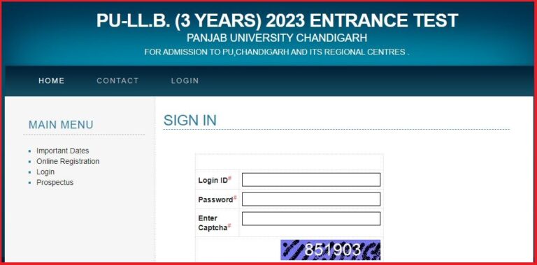 PU LLB admit Card 2023 Released, Check Important Details