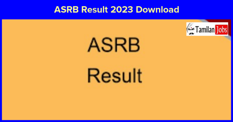 ASRB Result 2023 for NET, SMS, STO Posts Direct Link to Download