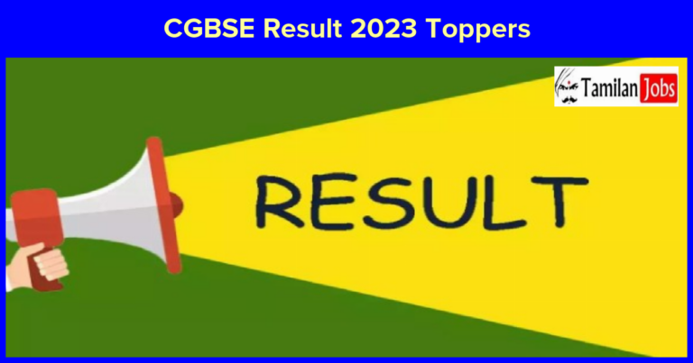 CGBSE Result 2023 Toppers: Rahul Yadav Tops 10th Vidhi Bhosle Tops 12th