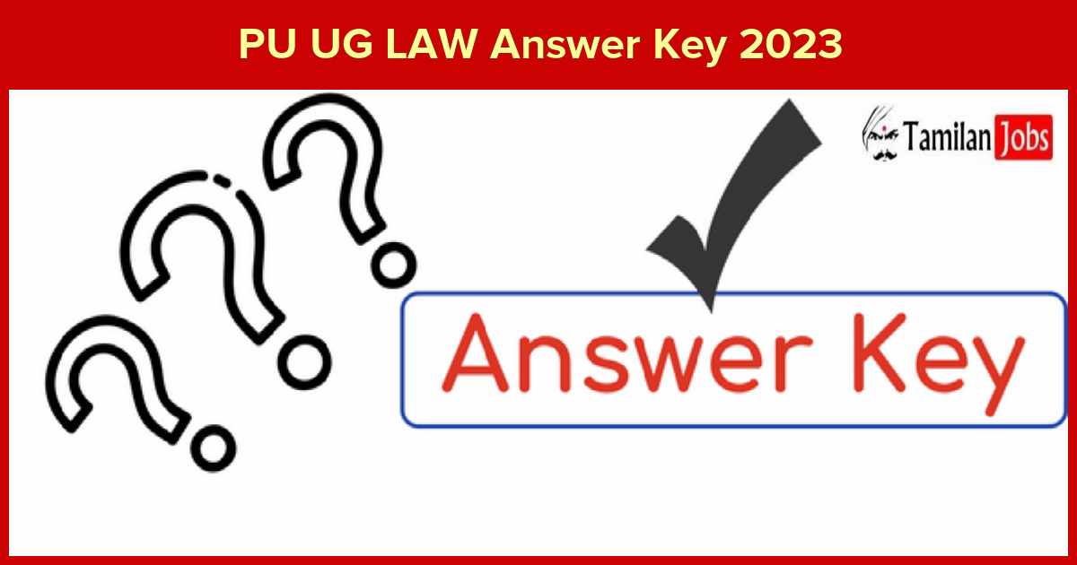 PU UG LAW Answer Key 2023