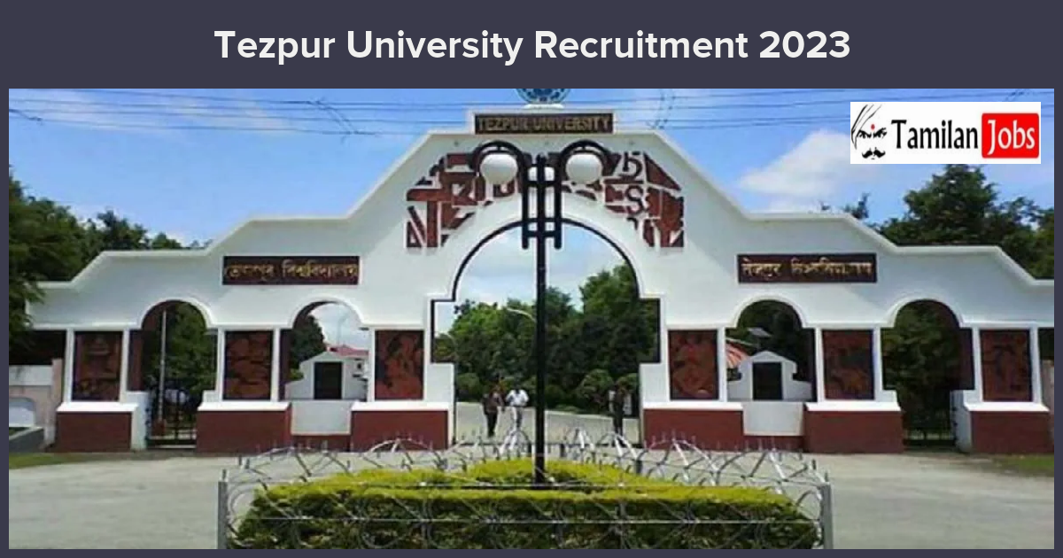 Tezpur-University-Recruitment-2023