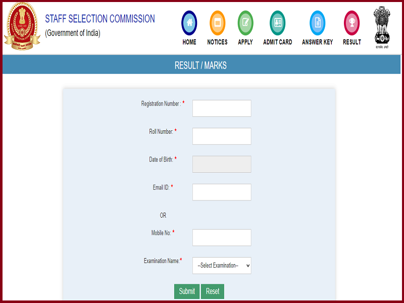 SSC GD Score Card 2023