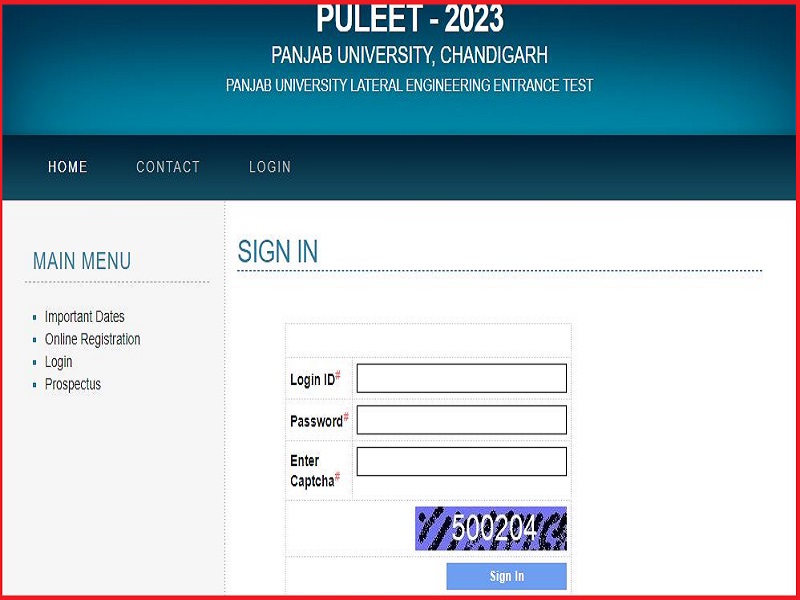 PULEET Admit Card 2023
