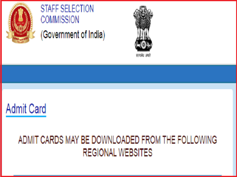 SSC CHSL 2023 tier-2 Admit Card Released, Check Exam Date