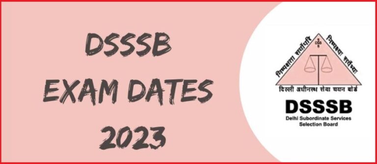 DSSSB PGT English Exam Date 2023 Announced, Check Timetable