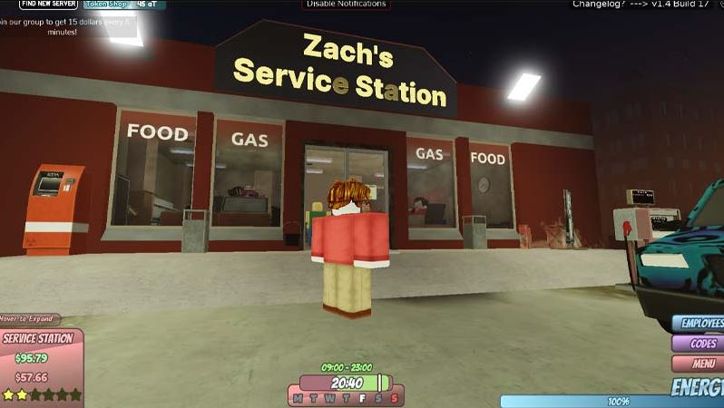 Zach's Service Station - Roblox