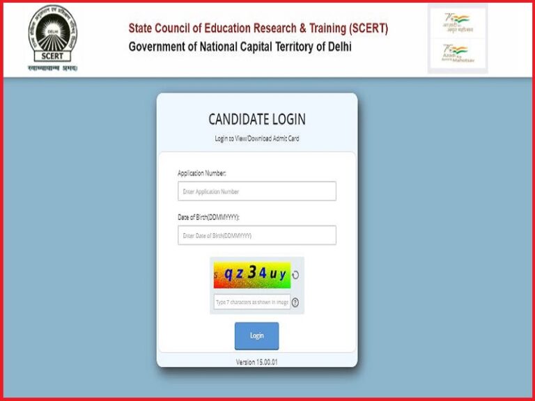 SCERT Delhi D.El.Ed Admit Card 2023 Out, Check Exam Date