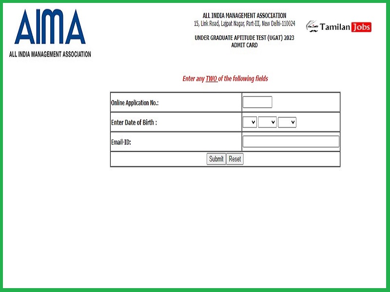 AIMA UGAT Admit Card 2023