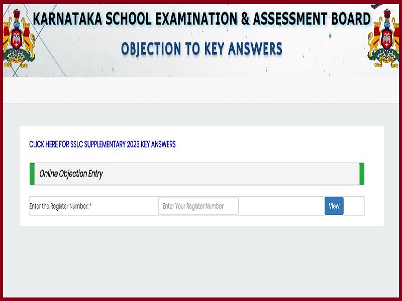 Karnataka 10th Supplementary Answer Key 2023