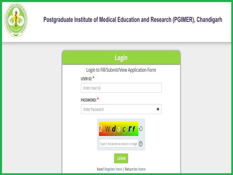 PGIMER BSc Nursing Admit Card 2023