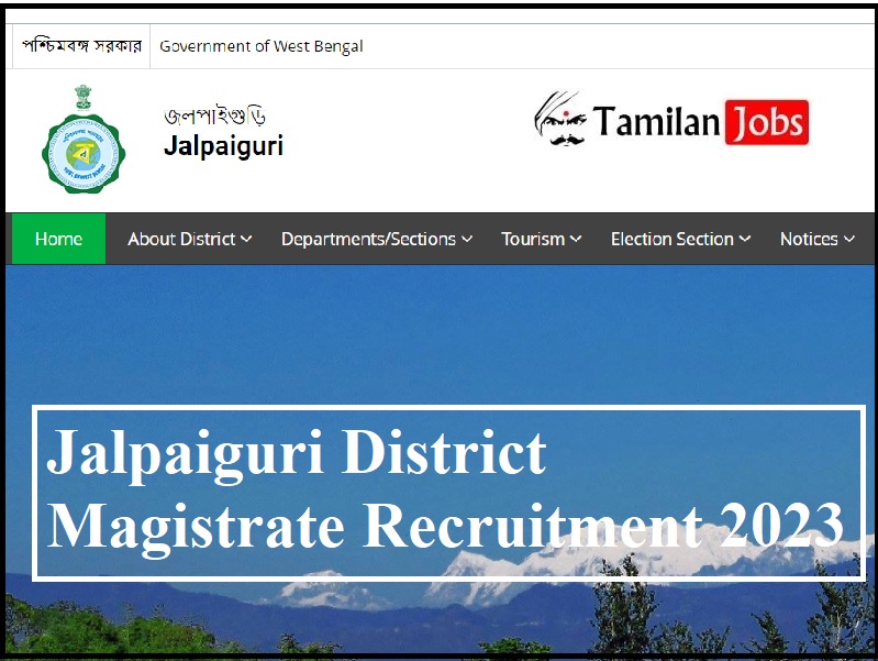Jalpaiguri District Magistrate Recruitment 2023